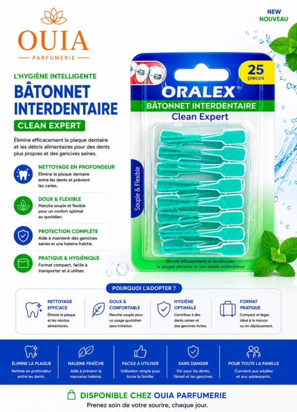 Bâtonnets Interdentaires ORALEX – Nettoyage Précis des Espaces Interdentaires