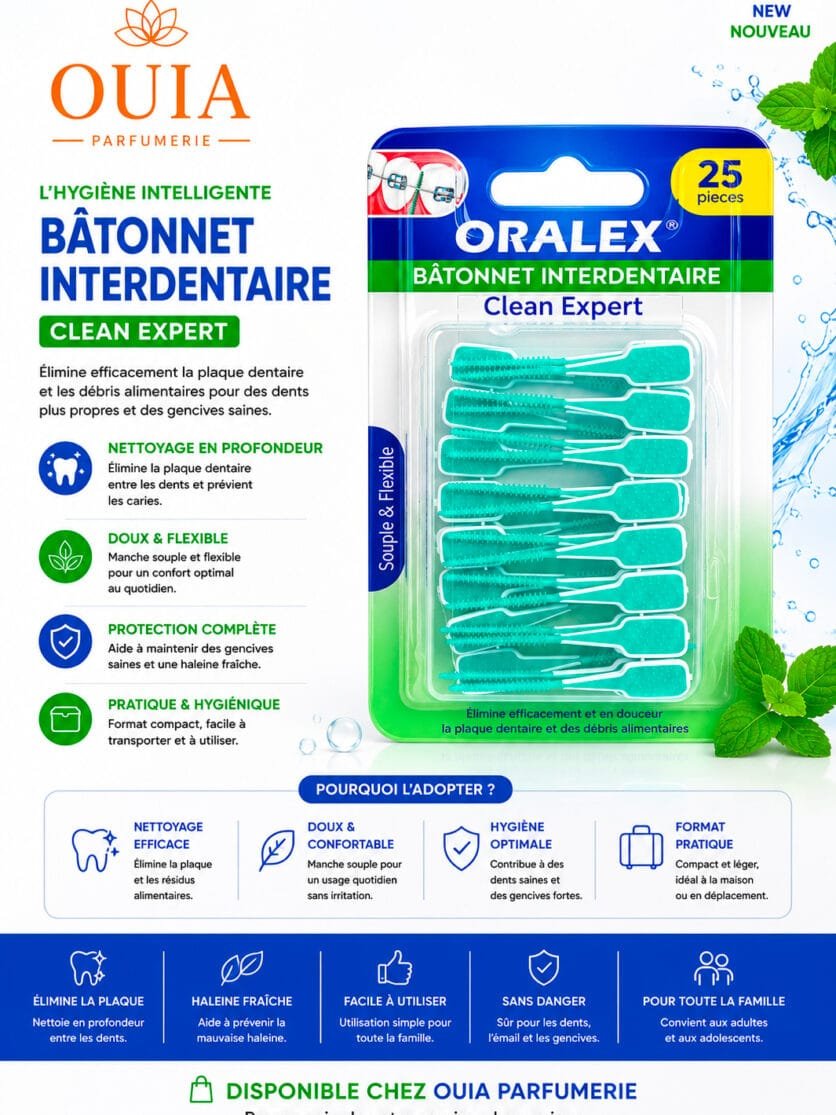Bâtonnets Interdentaires ORALEX – Nettoyage Précis des Espaces Interdentaires