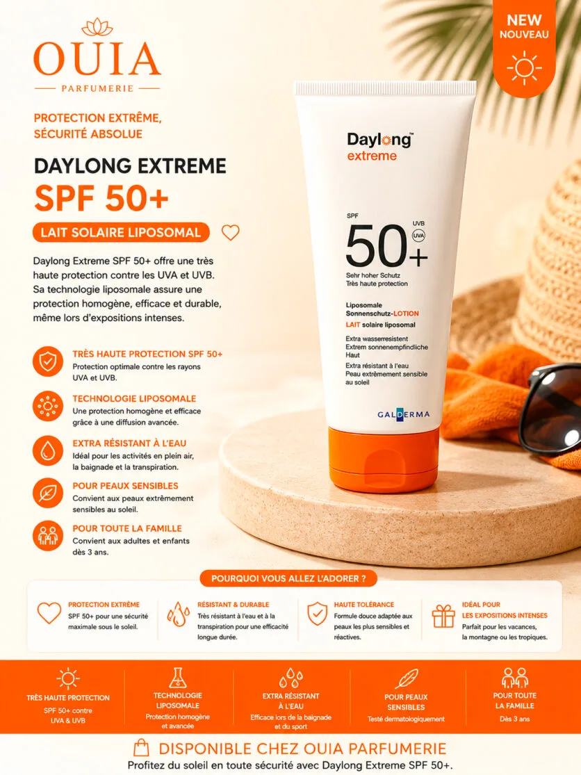Daylong Extreme SPF 50+ Lait Solaire Liposomal 100 ml – Très Haute Protection pour Exposition Solaire Intense