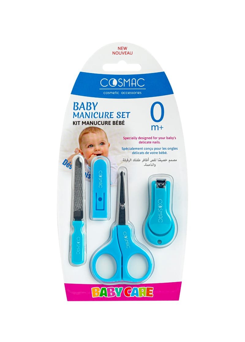 Kit Manucure Bébé Cosmac – Ensemble de Soins des Ongles pour Bébé et Nouveau-Né