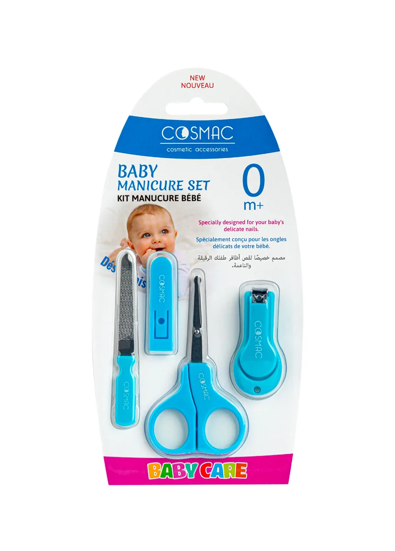 Kit Manucure Bébé Cosmac – Ensemble de Soins des Ongles pour Bébé et Nouveau-Né