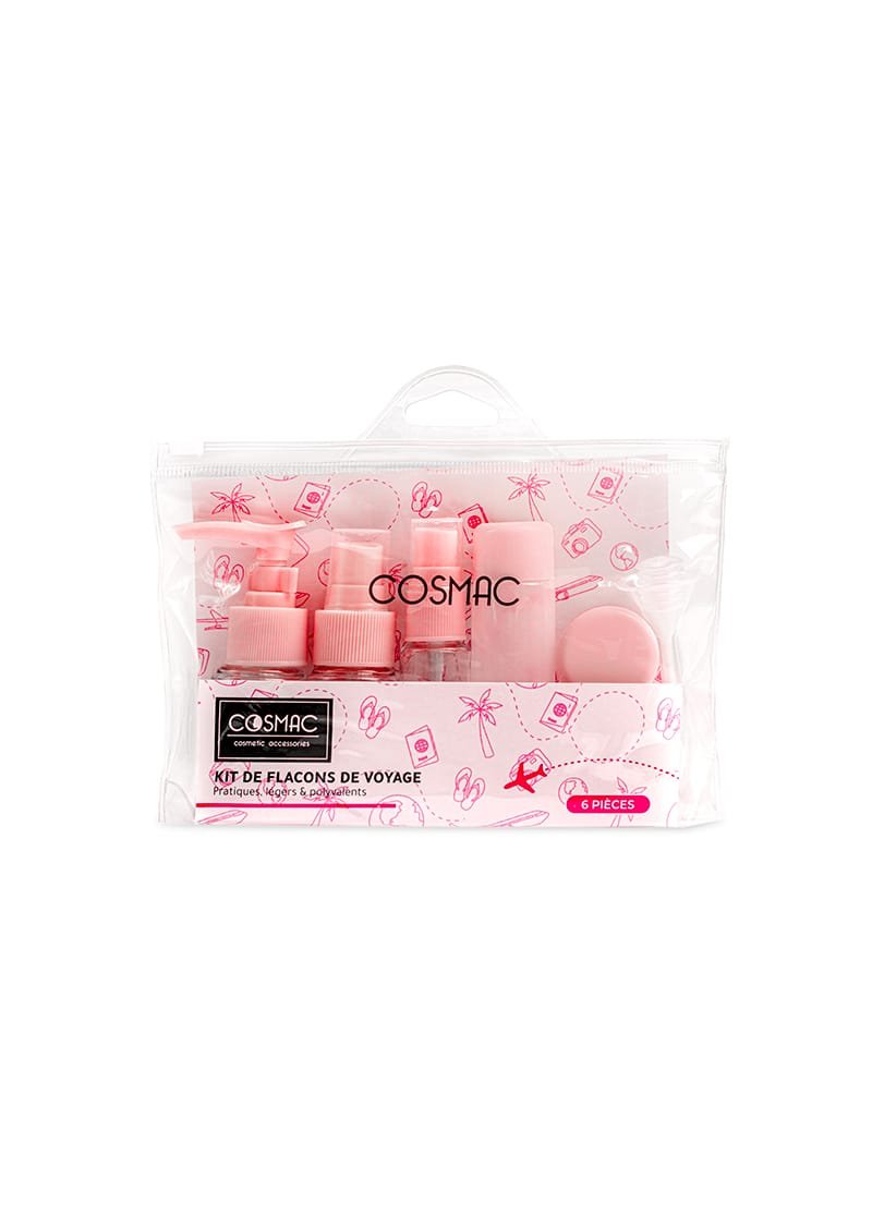 Kit de Flacons de Voyage COSMAC – Ensemble de Contenants Réutilisables pour Produits de Toilette – Image 3