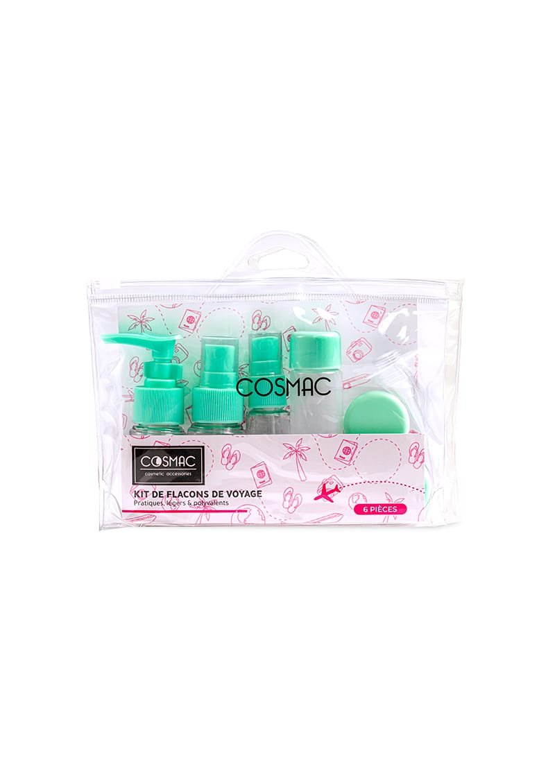 Kit de Flacons de Voyage COSMAC – Ensemble de Contenants Réutilisables pour Produits de Toilette – Image 5