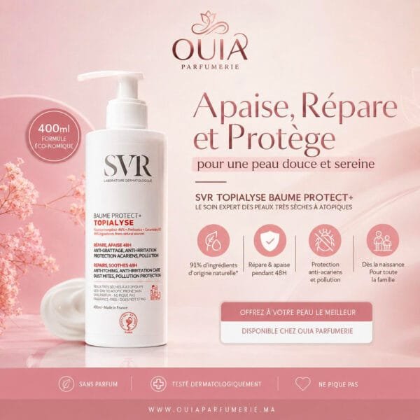 SVR Sun Secure Baume Protect SPF 50+ 400 ml – Baume Solaire Très Haute Protection pour Toute la Famille