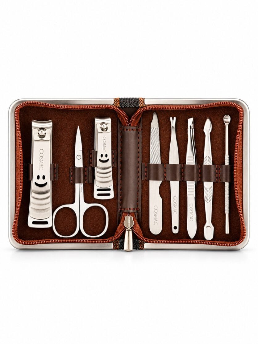 COSMAC Kit Manucure & Pédicure – 8 accessoires